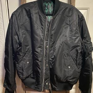 Kenzo reversible green/black bomber jacket.